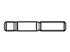 DIN 938 Шпилька резьбовая, ввинчиваемый конец ~ 1d, с метрической резьбой	