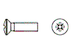 DIN 966 Винт с полупотайной головкой, крестообразный шлиц PZ; аналог ГОСТ 17474, ISO 7047	