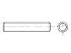 DIN 975 Шпилька резьбовая 8.8 оцинкованная с метрической резьбой	
